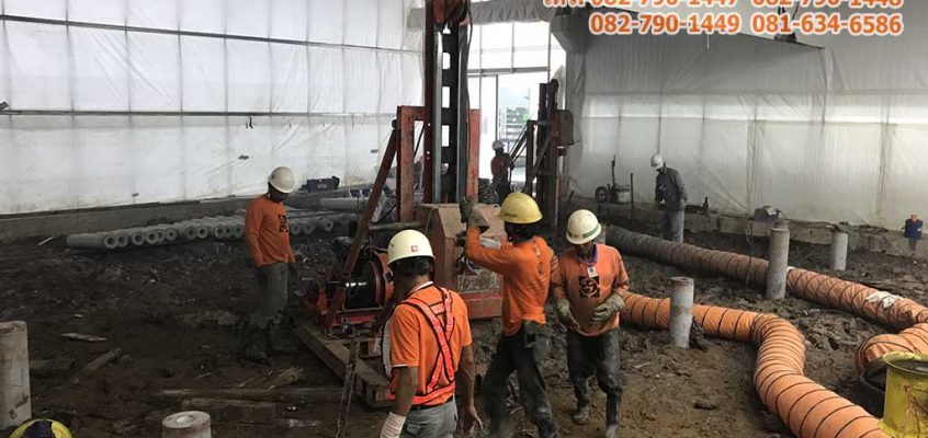 เสาเข็ม สปันไมโครไพล์ (Spun Micropile) เสาเข็มเพื่อการต่อเติม